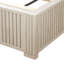 Structure de lit plateforme en bois massif avec tête de lit, lit sur pied, assemblage facile-31044167-31044168