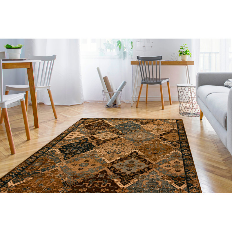 Dequana Oriental Wool Area Rug, Rectangular 200 x 300cm