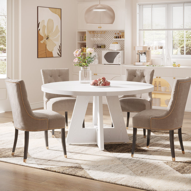 Kuuipo Round Dining Table, White