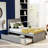 Platform Bed With  Trundle-583317970