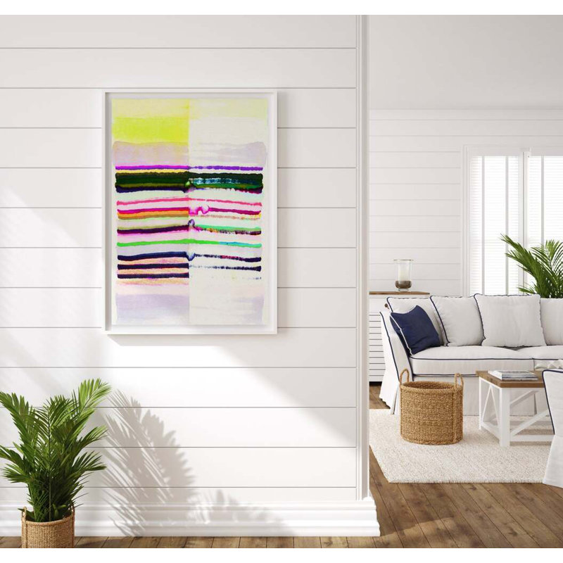 Sailing Stripes #3 By Kristi Kohut, 40" H x 60" W, Shadow Box Acrylic