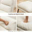 26 tabourets de 26 po de hauteur, de 2, rembourrés blanc vanille, similicuir et mélange pour une touche de douceur, rembourrés de mousse, durable