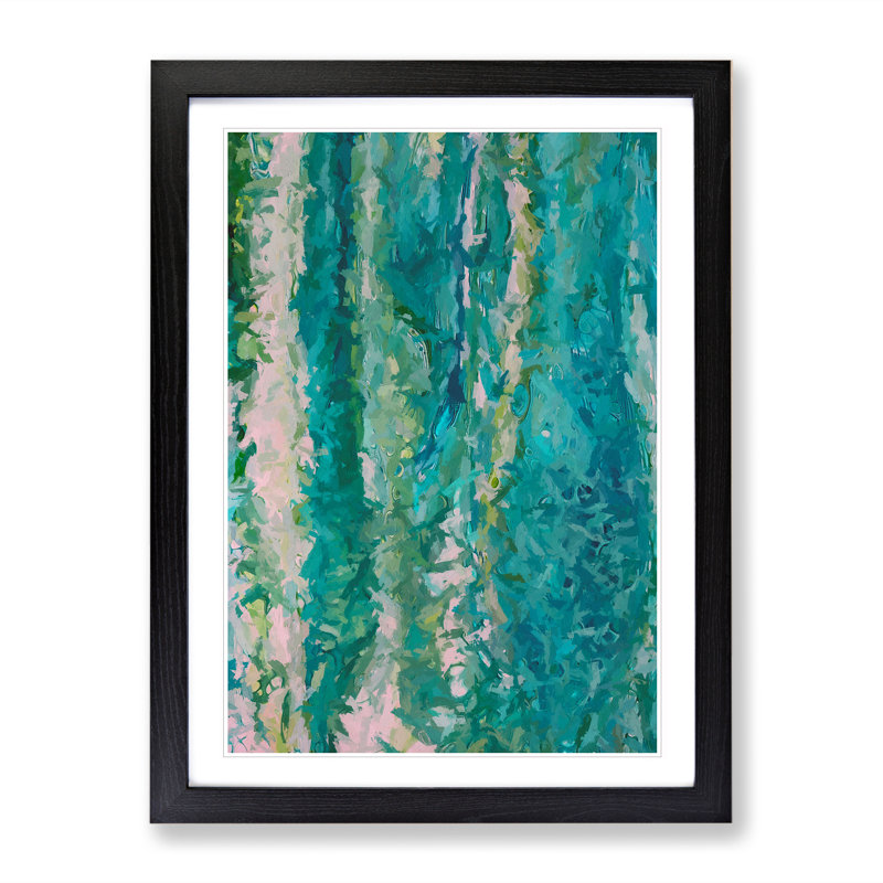 Universe Abstract - Single Picture Frame Painting, Black , 34cm H x 25cm W x 2cm D