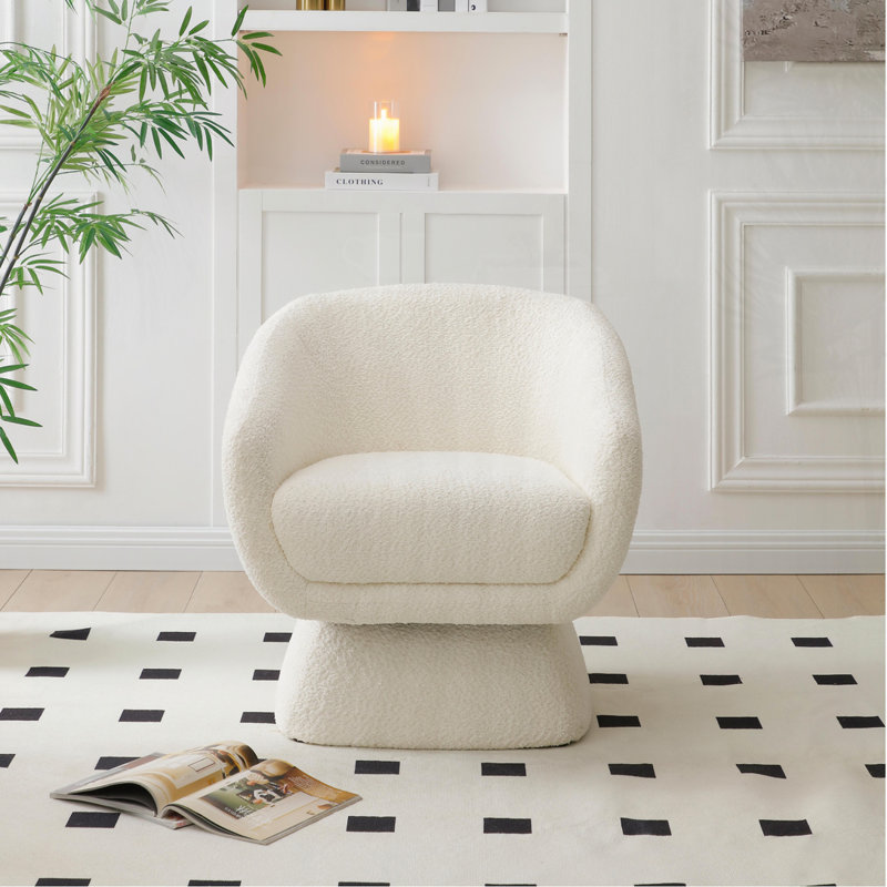 Chaise pivotante Boucle, structure en bois massif
