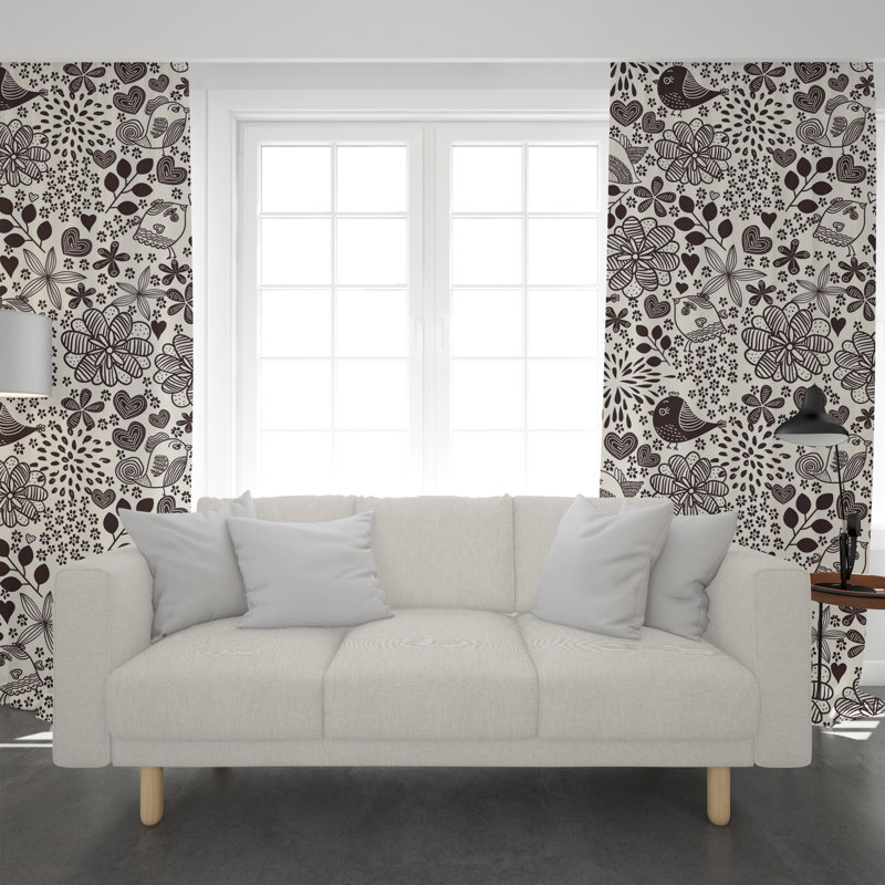Paire de rideaux obscurcissant Cleobury, L 40 po x H 61 po