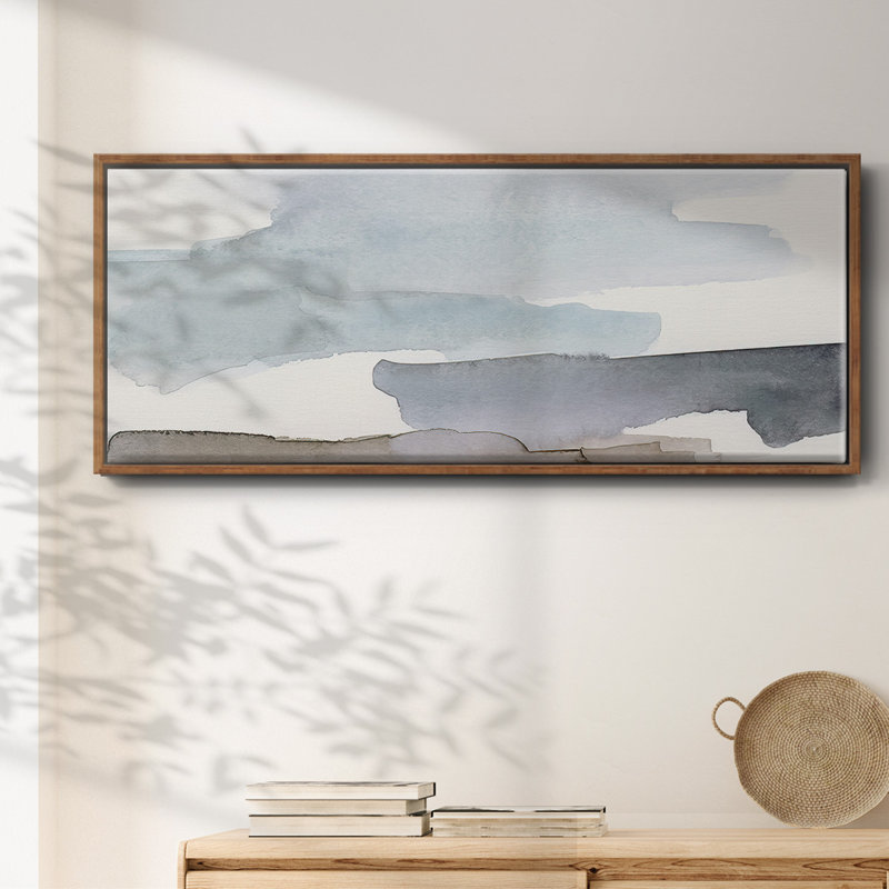 Coastal Tones III - toile encadrée, H 20 po x l 50 po