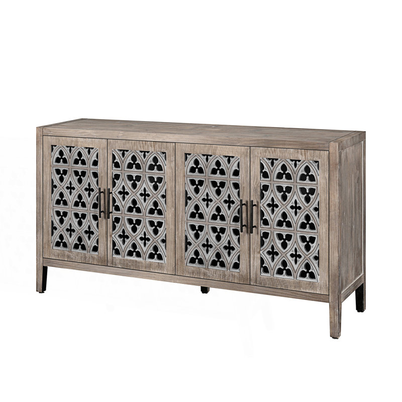 Four Door Antique Cabinet, Tv Cabinet