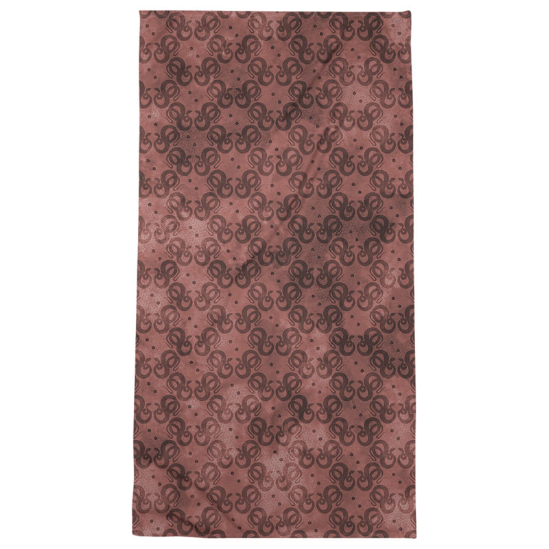 Serviette de bain serpents, Rouge