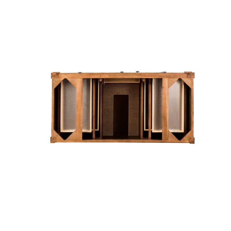 Brittany 48'' W Single Vanity, Saddle Brown, Parisien Bleu, 8" Widespread