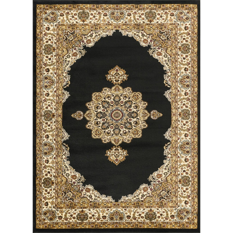 Contemporary Indoor Area Rug, Rectangle 5'3" x 7'3", Red