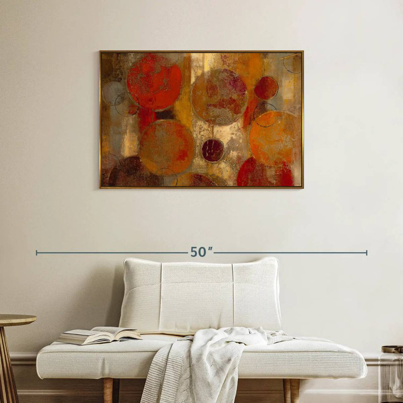 Bazar oriental I, Cadre flottant doré, 37 po x 25 po