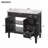 36" Bathroom Vanity with Ceramic Sink,Adjustable Shelves-1274180733