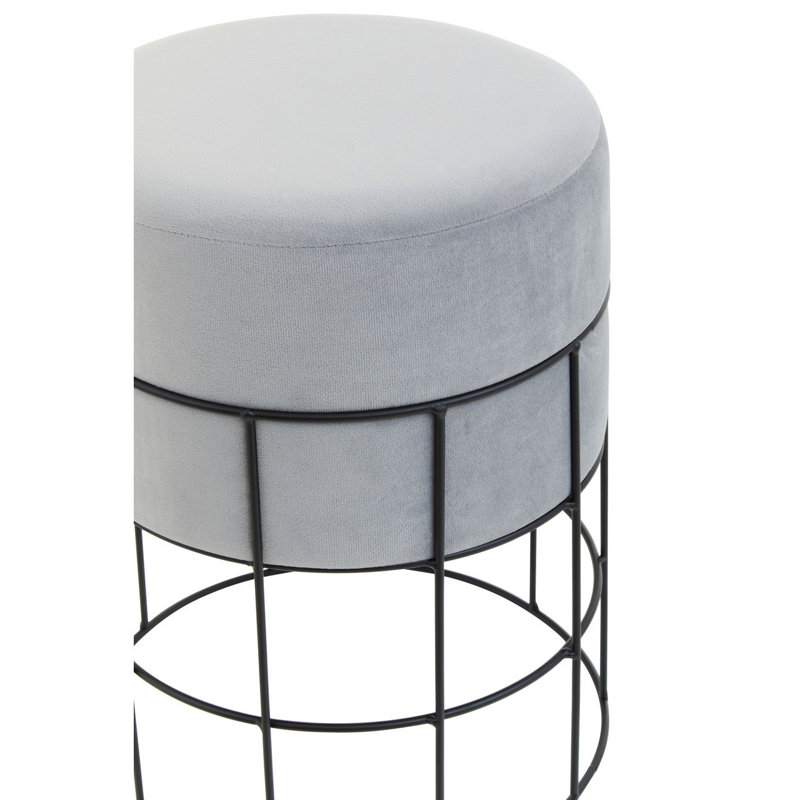 Katonah Stainless Steel Accent Stool