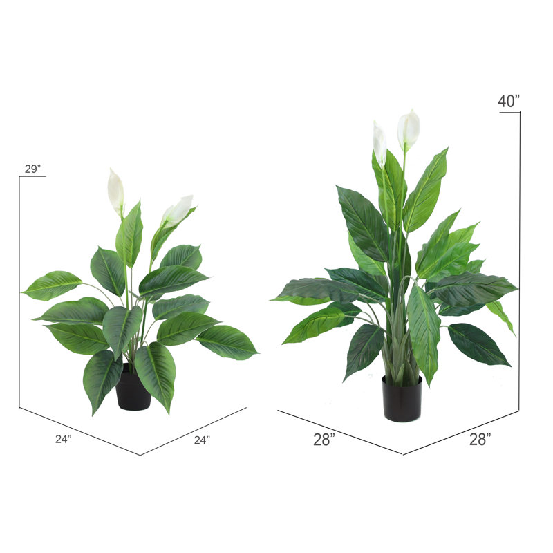Plante artificielle en pot