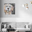 « love golden retriever », impression sur toile tendue-16375998-66813065