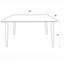 Wenona Stone Top Metal Base Dining Table