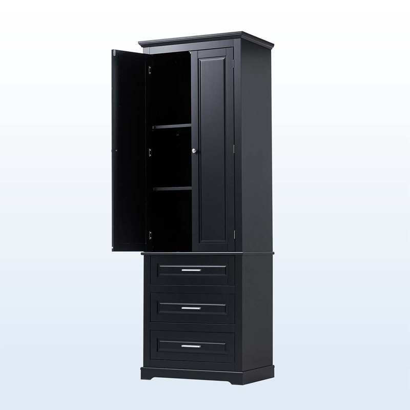 Mensaidas Storage Bookcase, Black