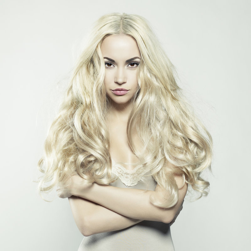 Sexy Blonde - Wrapped Canvas Print, 91cm H x 91cm W x 3.8cm D