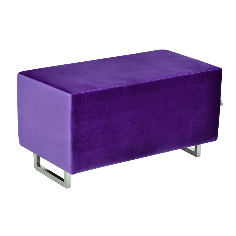 Pepi Upholstered Bench, Violet