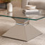 Glass Top Single Coffee Table