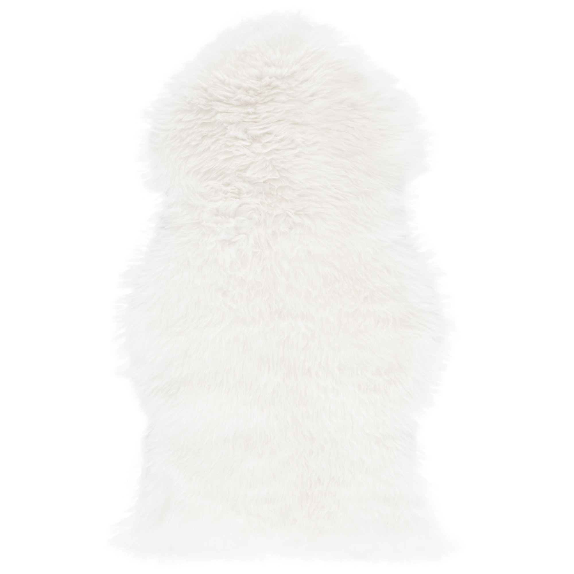 Mera Sheepskin Natural Rug, RECTANGLE 1'4" x 2'4"