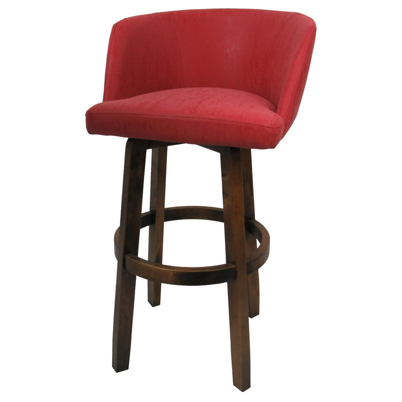 Tabouret pivotant Aghilas, Très haute (assise de 34 po de hauteur), Rubis