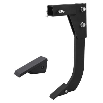 Hitch-Mounted Subsoiler Ripper, 46cm Shank Middle Buster Plow for ATV/UTV & Tractor with 5cm Receiver, One-Pin Mount, 2 Replaceable Ripper Teeth, Heavy-Duty Trencher