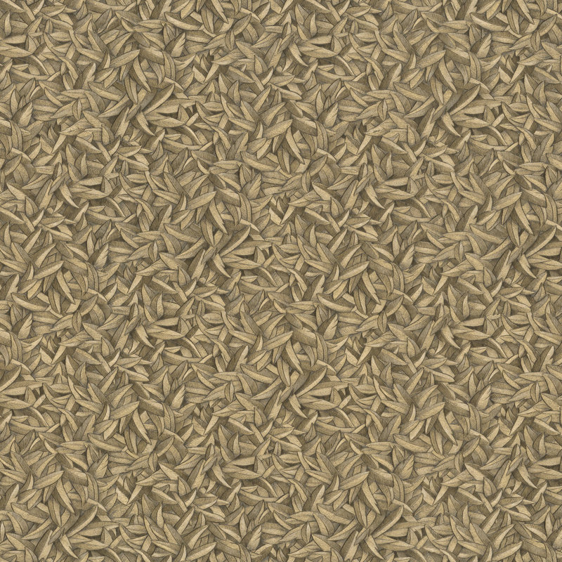 Evelina 10.05m x 70cm Textured Wallpaper Roll, Gold