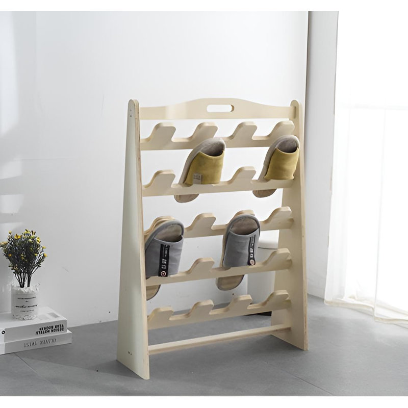 Range-chaussures minimaliste à plusieurs niveaux pour un rangement facile
