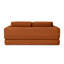 Canapé-lit rembourré 82 po avec 2 coussins en velours côtelé rembourré Corduroy - aucun assemblage requis-128842265-123034473