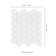 Retro Hexo Bianco 2" x 2" Matte Porcelain Mosaic Tile