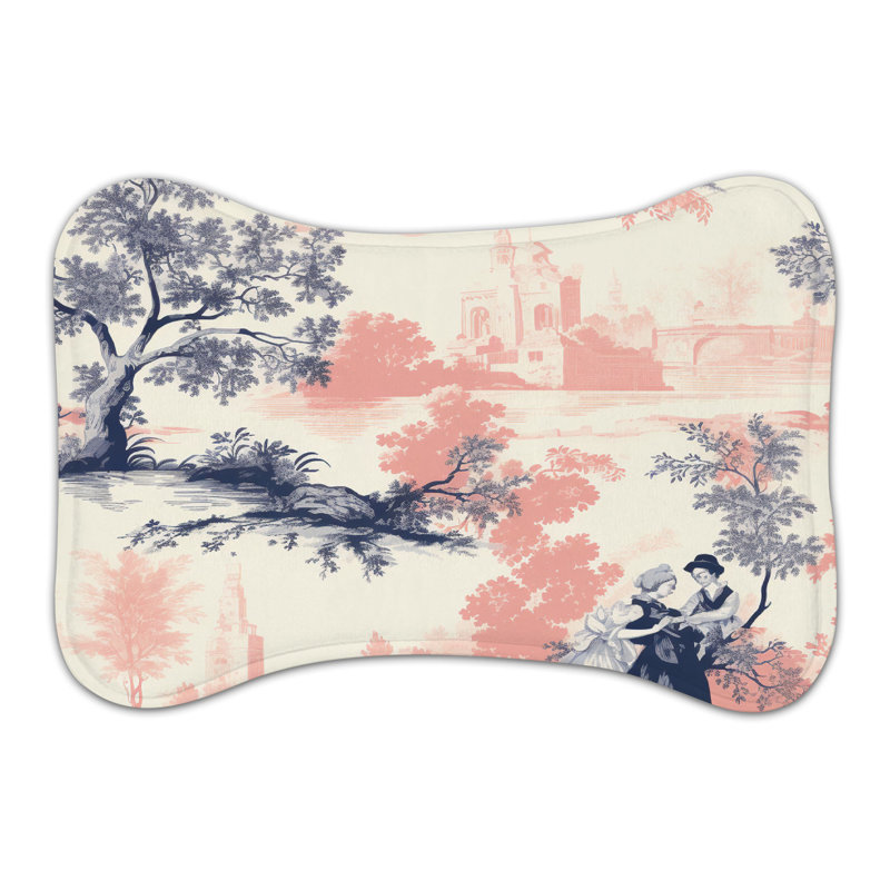 Color Splash Toile - Tapis d'alimentation en os 1 pièce, Moyen (18 po)