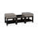Elements Upholstered Cube Ottoman