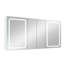 Armoire à pharmacie 60 pi x 30 po à DEL pour salle de bain avec armoires à pharmacie et miroir