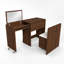Coiffeuse convertible 3 en 1 avec miroir et tabouret de rangement