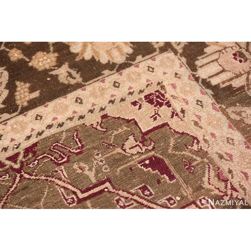 Tapis vert antique antique Agra