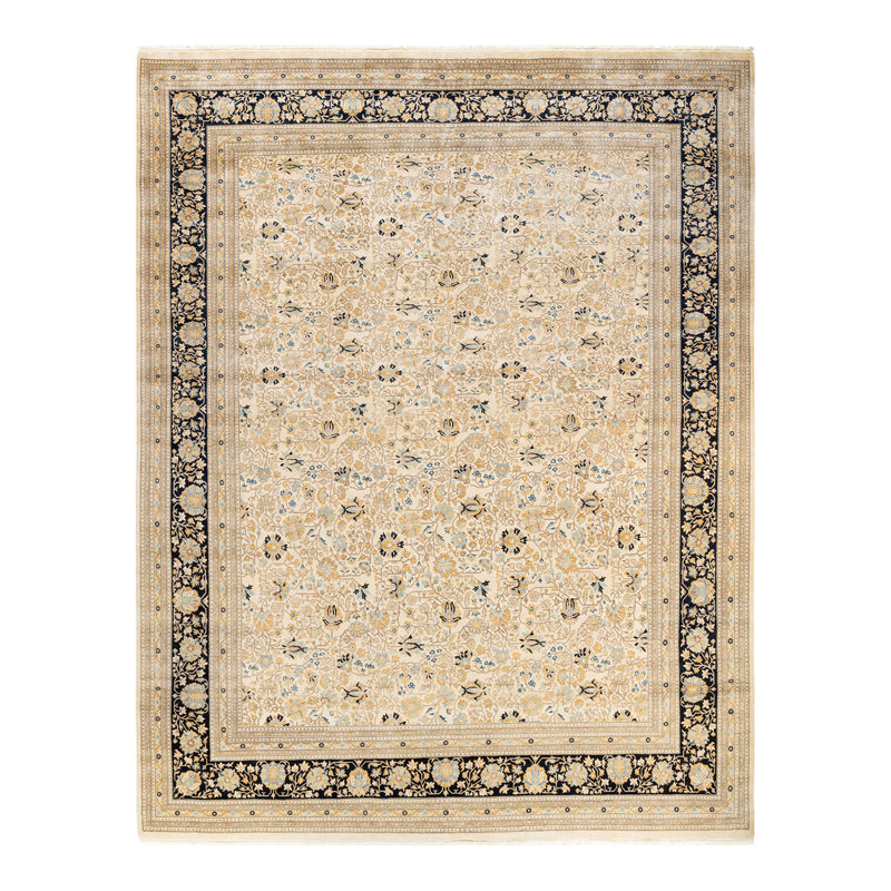 Classic One-of-a-Kind 9' 3" X 11' 9" Hand Knotted Area Rug