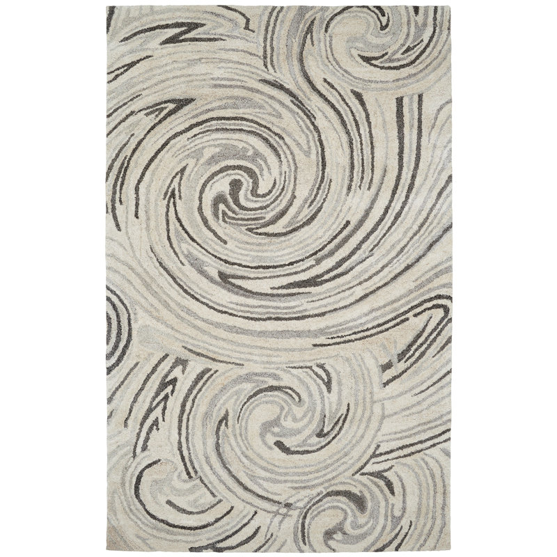 Waqar Abstract Indoor Rug, Rectangle 4' x 6'