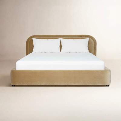 Paola Velvet Upholstered Bed