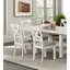 Chaise avec coussin à dossier croisé moderne en chêne blanc moderne 2 pièces