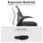 Jhael Ergonomic Mesh Drafting Chair with Flip-Up Arms - Swivel Rolling Home Office Chair for Architects-1995306394