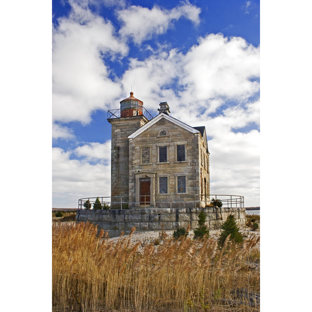 Ceder Point Lighthouse by MikeRega - Wrapped Canvas Print