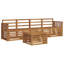 249cm Wide Patio Sectional Set