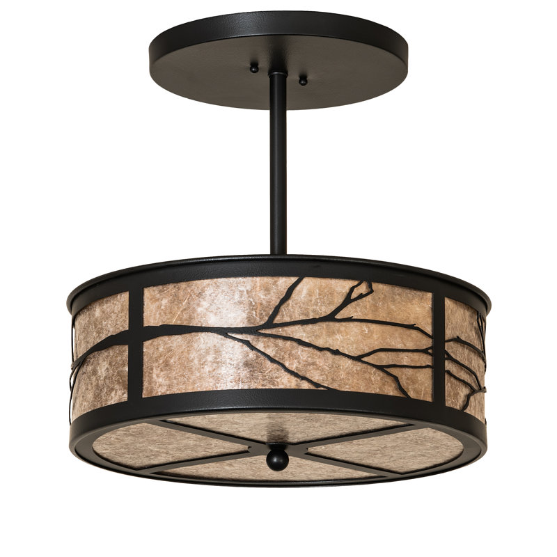 2 - Light Semi Flush Mount