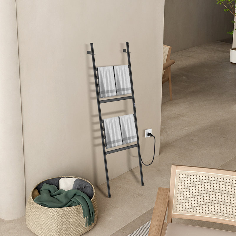 Porte-serviettes incliné à grande capacité avec cadre facile à installer