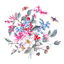 Murale fleurs et insectes Auhert