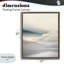 Cadre flottant paysage de montagne vanille, design par Gemma Bardot-336445763-336445760