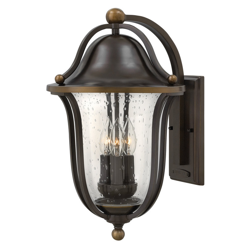 Lanterne murale d'extérieur 3 lumières Bolla