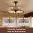 24" Bay Isle Home™ Bedroom Ceiling Fan With Lights Including Light Kit, With App/remote Control