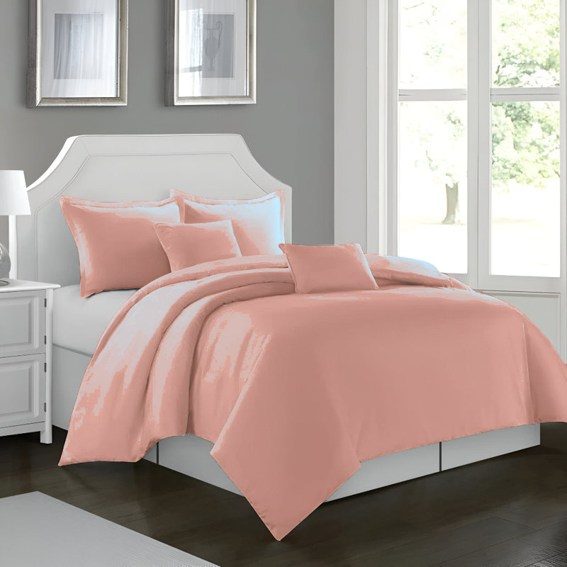 Cathyjo Super Soft Microfibre Reversible 200 TC Plain Duvet Cover Set with Cases, King Duvet Cover + 2 King Pillowcases